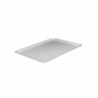White Wide Rim Rectangular Platter -- 360 x 205MM