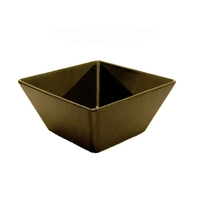 Melamine Square Bowl 180 x 180 x 85MM -- BLACK 