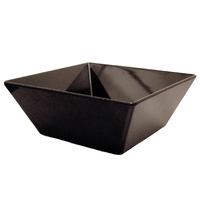 Melamine Square Bowl 240 x 240 x 100MM - BLACK