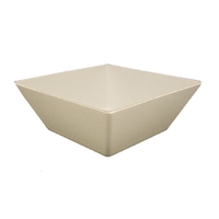 Melamine square bowl 240 x 240 x 100mm WHITE
