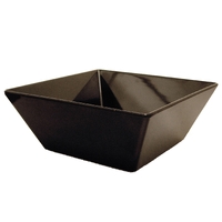 Melamine Square Bowl 300 x 300 x 115MM -- BLACK