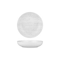 Round Share Bowl Porcelain Drizzle Design 210MM