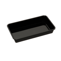 Polycarb Food Tray 360 x 200 x 55MM -- BLACK