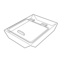 Clear Polycarbonate Lid with Portrait Top Flap