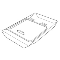 Clear Polycarbonate Lid with Portrait Top Flap
