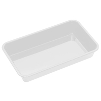 Polycarb Food Tray 180 x 300 x 55MM -- WHITE