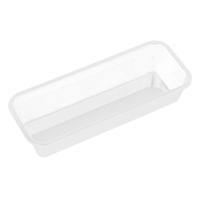 Polycarb Food Tray 120 x 300 x 55MM -- WHITE