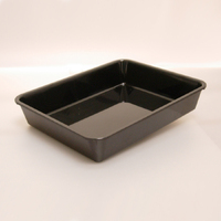 Polycarbonate Tray 240 x 300 x 55MM - BLACK
