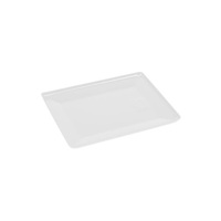 Rectangular Platter with Lip 10mm -- WHITE