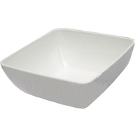 Square Salad Bowl 250x250x100MM -- WHITE*