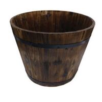 Wooden Barrel Extra Large -- DARK STAIN 