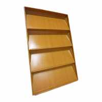 Produce Bin Tiered Unit - 820 x 510 x 60MM - 4 Steps -- WOODGRAIN