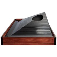 Produce Bin Moulded Corner Ramp with 1 Barrel Cut Out