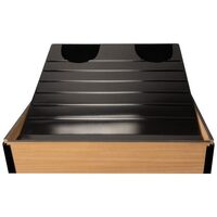 Produce Bin Moulded Straight Ramp with 2 Barrel Cut Out