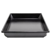 Large Shallow Tub 410 x 510 x 70 - BLACK 