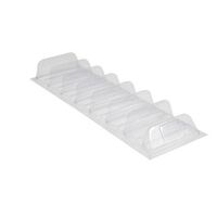 Pre-Pack Food Display Stand 140 x 500 x 30MM - CLEAR