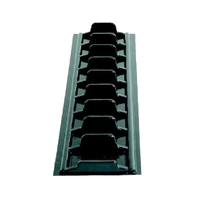 Pre-Pack Food Display Stand 140 x 500 x 30 - BLACK