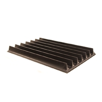 Produce Display Tray 470 x 400 x 50MM - 6 Step -- BLACK