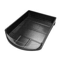 Pod with Curved Clear Front - Hangs Over Shelf 