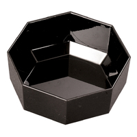Octagonal Bowl Large - BLACK