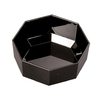 Octagonal Bowl Medium  - BLACK