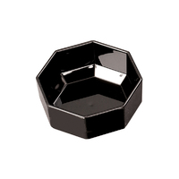 Octagonal Bowl Small  - BLACK
