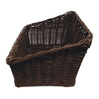 Polywicker Basket Chocolate  500 x 360 x 165/260mm