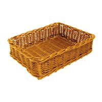 Polywicker Rectangular Basket - NATURAL