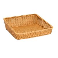 Polywicker Basket Slant Sided Square - NATURAL