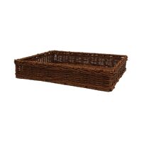 Polywicker Basket Rectangular - EARTH*