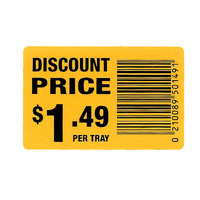 Reduced to Clear Labels $1.49 & Barcode - Roll of 1000