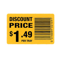 Reduced To Clear Labels $1.49 & Barcode - Roll of 1000