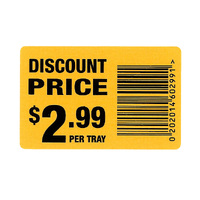 Reduced To Clear Labels $2.99 & Barcode - Roll of 1000