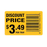 Reduced to Clear Labels $3.49 & Barcode - Roll of 1000