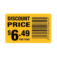 Reduced to Clear Labels $6.49 & Barcode - Roll of 1000*