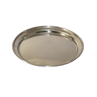 Small Stainless Steel Round Platter 250mm Diameter