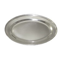 Small Stainless Steel Oval Platter 300mm