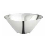 Stainless Steel Display Bowl Taper 200mm