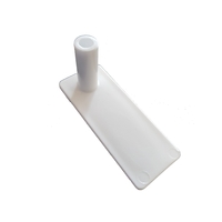 Food ticket accessory Rectangle Bases - White - Pkt of 10
