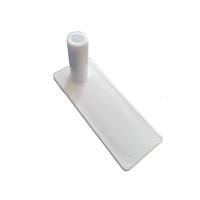 Food Ticket Accessory Rectangle Bases - WHITE - PKT OF 10