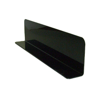 Food Display Divider 500 x 120MM - BLACK