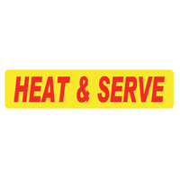 Info Topper - Heat & Serve