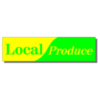 Counry of Origin/Location Toppers -  Local Produce