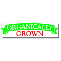 Info Topper - Organically Grown