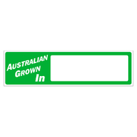 Country of Origin Topper - Aust Grown In *DISCONTINUED