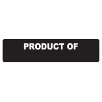 Country of Origin Topper - Product Of