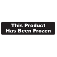 Info Topper - THIS PRODUCT HAS BEEN FROZEN - White on Black *DISCONTINUED
