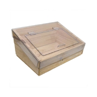 Clear Lid For Slanted Wood Crate (Wood Crate Not Included)