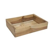 Wooden Crate Rustic Aged -SMALL 