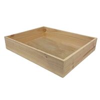 Wooden crate pine large 500 x 415 x 95mm